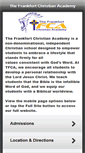 Mobile Screenshot of frankfortchristian.org